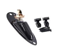 BEALIFE Kit de reparación de árbol de cuerdas de rodillo de guitarra, placa de zócalo cargada, piezas de guitarra eléctrica, kit de hardware eléctrico duradero de metal con