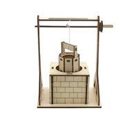 BEALIFE Kits de construcción científica educativos: Polea Well: una Experiencia única Que fomenta la Creatividad y Las Habilidades prácticas de los niños. Experimento científico para Madera. Modelo