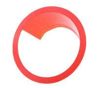 BEALIFE La cubierta impermeable para altavoces de coche en color rojo proporciona una protección robusta contra daños por agua para los sistemas de altavoces. Espaciador plástico protector para bocina