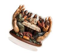 BEALIFE Letrero decorativo acrílico plano 2D para la Última Cena, regalo único, fácil de mover, ideal para cualquier espacio de, decoración de escritorio, instalación