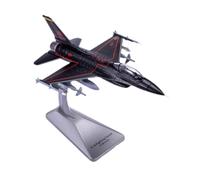 BEALIFE Modelo de avión Fundido a presión para colección de Regalos, para Caza F16 1/100, Ideal para coleccionistas aviación, Recuerdo aviación con Expositor Decorativo.