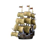 BEALIFE Naves espaciales, Manualidades, Rompecabezas de Papel 3D, Kits de Modelos Barcos, Manualidades Bricolaje, 1250 Piezas, Tesoros Modelos Papel, Creatividad para Adultos, Barco Pirata,