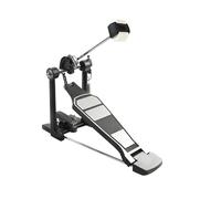 BEALIFE Pedal de bombo de repuesto duradero, resistente, de Para carrera ajustable con pedal más ancho, de práctica de bombo simple de aleación de Serious Drummers, de simple