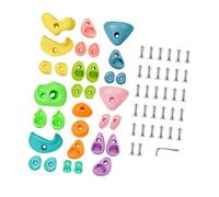 BEALIFE Piedras para Muro de Escalada: agarres Divertidos para niños y Adultos Que desarrollan Habilidades y Aumentan la Confianza. Presas de árbol para cursos formación escaladores.