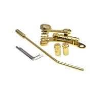 BEALIFE Puente de trémolo LP SG para guitarra. Fácil instalación y durabilidad metálica. Ofrece estabilidad y mejora el sonido. El puente de trémolo es apto para todo tipo, Oro, 25x10x4.5cm