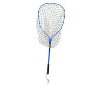 BEALIFE Red de Pesca con asa, Accesorio Ligero para Exteriores, portátil, para Aventuras de Pesca y diversión Familiar en Lagos. Red para capturar, soltar y aterrizar, Azul, 94x35cm