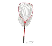 BEALIFE Red de Pesca con asa, Accesorio Ligero para Exteriores, portátil, para Aventuras de Pesca y diversión Familiar en Lagos. Red para capturar, soltar y aterrizar, Rojo, 94x35cm
