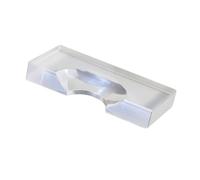 BEALIFE Soporte para Tiza de Billar, localizador acrílico para Bola de Billar, Accesorio para Snooker, 52,5 mm, 57.2 mm