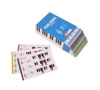 BEALIFE Tarjetas de acordes de Piano. Caja Regalo educativa para Estudiantes música. Ayuda a los niños a Aprender acordes Piano fácilmente con una Experiencia Divertida. Tarjetas en una