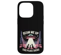 Beam Me Up This Place Sucks Cats Edition Carcasa para iPhone 14 Pro