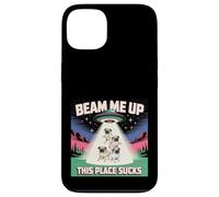 Beam Me Up This Place Sucks Pugs Edition Carcasa para iPhone 13
