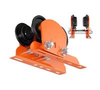 Beam Trolley, Small Crane with Double Wheels, High Load Capacity Manual and Electric Hoist Trolley for Construction, Industry, Workshop, Garage, Household, & Warehouse Use,10.55x 8.94x 4.25 Inches