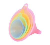 BEAMARKER Juego de Embudos de Cocina de Plástico de 5 tamaño (Pequeño A) con Pico Estrecho para Llenar Botellas, Transferir Líquidos, Ingredientes Secos, Lociones Cosméticas, Aceites Esenciales.