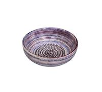 BEAMEL HOME Plato Rallador Cerámica Hecho A Mano Diseño Decorativo Utensilio Cocina Arte Funcional Vajilla Artesanal Moderna Original Diseño Tradicional y Decorativo (Lavanda, Mediano)