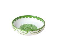 Beamel Home Plato Rallador Cerámica Hecho A Mano Diseño Decorativo Utensilio Cocina Arte Funcional Vajilla Artesanal (Raices, Grande)
