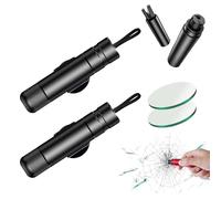 Beamlab Life Hammer, Beamlab Glass Hammer, Safehammer Glass Breaker for Cars, Car Window Breaker Tool, Life Hammers Car Escape Tool and Seatbelt Cutter (2Pcs-A)