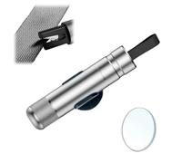 beamlab Life Hammer: Martillo de Emergencia 2 en 1, cortacinturones - Rompevidrios de Calidad para Coche y hogar,Silber*1-12 * 8 * 3.5cm