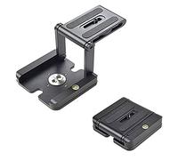 Beamo Trípode de liberación de inclinación de aleación de cámara de Cabeza de Aluminio rápido Placa de Soporte Plegable Accesorios de cámara Deportiva Iluminación De Imagen (as Show, One Size)