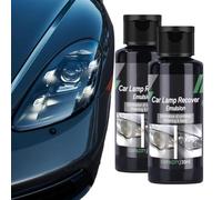 BeamRevive Car Lamp Recover Emulsion, BeamRevive Elimination of Oxidation Polishing & Apply Turn Cloudy Headlights Into Crystal Clear Vision Long-Lasting Protection for All Headlights (2pcs)