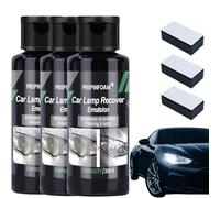 Beamrevive Car Lamp Recover Emulsion, Car Headlight Care and Refurbishment Agent, Long-Lasting Protection for Your Car Headlights, Repair and Remove Oxide Layer (3Pcs)