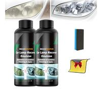 BeamRevive Car Lamp Recover Emulsion, Head Light Restoration Spray Bottle, Elimination of Oxidation Polishing & Apply, Turn Cloudy Into Instant Clarity and Lasting Protection (30ml*2)