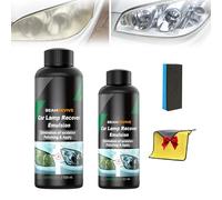 BeamRevive Car Lamp Recover Emulsion, Head Light Restoration Spray Bottle, Elimination of Oxidation Polishing & Apply, Turn Cloudy Into Instant Clarity and Lasting Protection (1set)