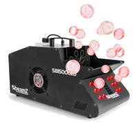 Máquina de pompas de jabón y humo 1500W DMX con efecto LED RGB (SB1500LED) - beamZ