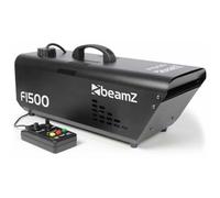 BeamZ F1500 Máquina de humo 1500W con mando a distancia, maquina de humo, compatible con DMX, temporizador, función de intervalo, máquina de niebla para generar constantemente niebla en los escenarios