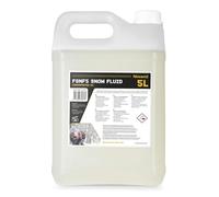 Beamz FSNF5 Líquido para Máquinas de Nieve Concentrado 5L, Crea 100L de Líquido para Nieve, Líquido para Máquinas de Nieve no inflamable para efectos realistas, compatible amplia gama de máquinas