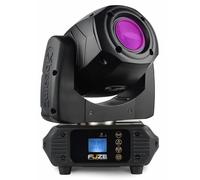 Beamz FUZE75S - Cabeza móvil Foco LED 75W, Haz de 11°, 11 ó 13 Canales DMX, Rueda de 6 gobos, 8 Colores + Efectos Blancos, Modos DMX y autónomo, función Maestro/Esclavo. Luces Discoteca, Luces Fiesta