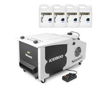 BeamZ ICE1800 - Máquina de humo bajo profesional con 20L de líquido especial, efecto niebla a ras de suelo, ideal para eventos, bodas, teatros, discotecas y espectáculos escénicos