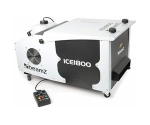 BeamZ ICE1800 - Máquina de Humo pesado o bajo con hielo, control por DMX, potencia de 1800 W, maquina de Humo pesado profesional niebla densa sobre el suelo, deposito de 2,5L, Ideal para Halloween
