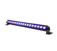 BeamZ LCB48 LED UV Bar - 18 LED UV, 3W de potencia por LED, 6 segmentos, control DMX, maestro/esclavo, ideal para crear atmósferas de luz negra