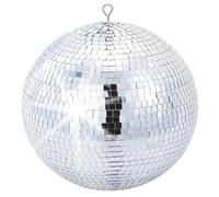 BeamZ MB30 - Bola de discoteca de espejos de 30 cm de diámetro para colgar del techo, espejos de cristal de 10 x 10 milímetros, interior de PVC ignífugo, ideal para decorar fiestas, discotecas, etc.