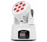 BeamZ MHL74 Mini Cabeza móvil Wash LED RGBW 7x10 W