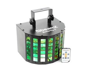 BeamZ Mini Butterfly II LED Derby, Efecto de luz de DJ, Espectáculos preprogramados, Juego de luces LED, Mando a distancia, Multicolor, Techo/pared, Rotación automática/rítmica