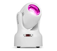 BeamZ NOVA80B-WH - Cabeza móvil LED 80W con gobos, prisma giratorio, estroboscopio, DMX y programas automáticos - Foco led movil compacto ideal luces discoteca profesional, color blanco