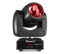 BeamZ Panther 85 Cabeza Proyector Movil LED Rgbw, Beam 80W, Colores 4 en 1 con Control Individual, Movimiento al Ritmo de la Música, Strobo, con DMX Controller, Autónomo, Función Master/Esclavo
