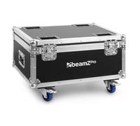 BeamZ Professional FL128 - Flightcase profesional para 8x StarColor128 Wash Light con espuma interior a medida, asas empotradas, cierres de mariposa, cantoneras metálicas y construcción reforzada