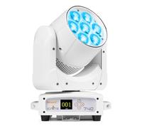 BeamZ Professional IGNITE740WH cabeza móvil blanca LED 7×40W RGBW CTO zoom lineal DMX 17/45canales silenciosa para bodas eventos profesionales