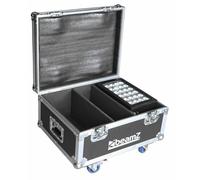 BeamZ Professional Set Star-Color 360 con Flightcase FL2, 2 proyectores de exterior IP65, iluminación profesional con transporte seguro, ideal para alquiler y grandes eventos