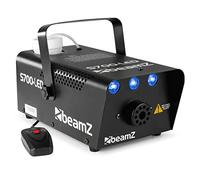 Beamz S-700-LED H - Máquina de humo con leds azules para generar efecto hielo, 700w, genera 75m3 de humo por minuto, mando a distancia con cable de 3m, calentamiento rápido, perfecto para eventos