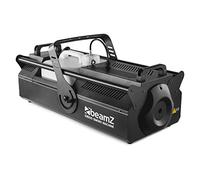 BeamZ S3500 DMX Máquina de humo, potente maquina de humo de 3500 W con temporizador, mando a distancia, intervalo, depósito de 10 litros, para grandes eventos, discotecas, bares, bodas, festivales