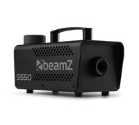 Beamz S550 - Máquina de Humo compacta de 550 W con Mando a Distancia inalámbrico, depósito Visible de 0,25 litros, Indicadores led de Estado, Ideal para Fiestas, Discotecas, Halloween y Eventos