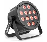 BeamZ SlimPar 35 Proyector láser para discoteca Negro - Accesorio de discoteca (Proyector láser para discoteca, Negro, LED, 12 lámpara(s), 3 W, Azul, Verde, Rojo)