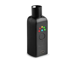 BeamZ WD1M Transmisor DMX inalámbrico XLR 3 pines con batería USB-C | Alcance hasta 25 m, batería recargable USB-C, indicadores LED, compatible con WD1 EazyLink