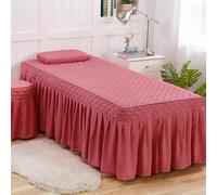 Bean,60x180cm/23.6x70.8in,Lámina De Masaje,Cubierta De Cama De Masaje Con Orificio Para La Cara De Algodón Lavable Mesa De Masaje Falda De La Cama Envolvente Para La Cama