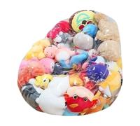 Bean Bag Chair Cover | Clear Waterproof Storage Organizer For Stuffed Animals and Toys | Empty Bean Bag Seat For Kids Teens Adults | Perfect For Bedroom Living Room Dorm Nursery Daycare