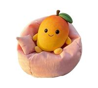 Bean Bag Chair Ornament - Cute Handmade Seat, Mini Chair with Soft Plush Filling, Doll Furniture, Collectible Accessory, Miniature Bean Bag for Collectors Fans Girl Nursery Bedroom Play Crafts Home