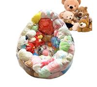 Bean Bag cover- 29.5x29.5x23.6in Stuffed Animal Bean Bag Sofa Cover, Soft Seat Cover, Portable Removable Washable Beanbag cover| Comfortable Seating coverfor Kids Teens Living Room Nursery Bedroom